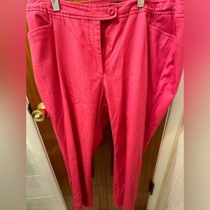 Talbots Pink Hampshire Ankle Pant 18W **Final price drop **